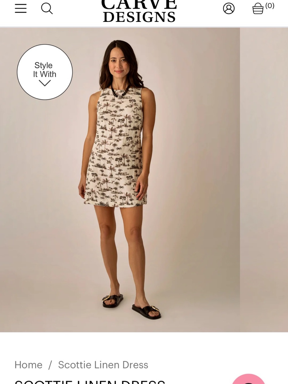 Carve designs SCOTTIE LINEN DRESS
Classic Boatneck Shift Dress brand new !! - Picture 3 of 9